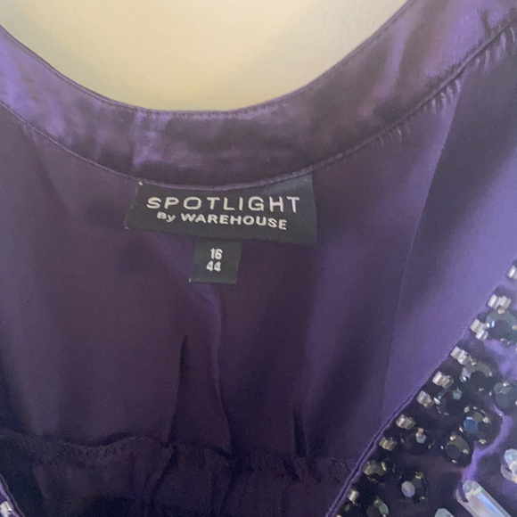 Purple top with beading detailing - Picture 3 of 3